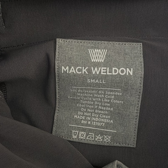 Mack Weldon Men's Gray Radius Short - Picture 2 of 4